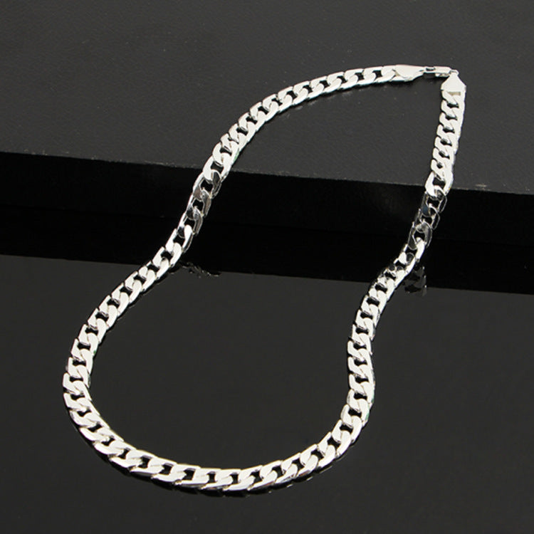 men's flat side NK necklaces