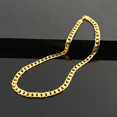 men's flat side NK necklaces