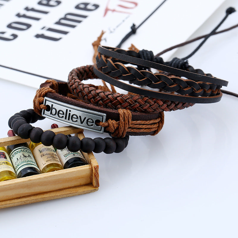 Men's Leather Bracelet